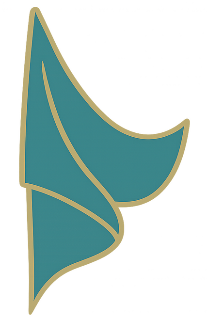 Türkises Seidentuch Türkises Seidentuch, Symbol für zurückkehrende Berührung